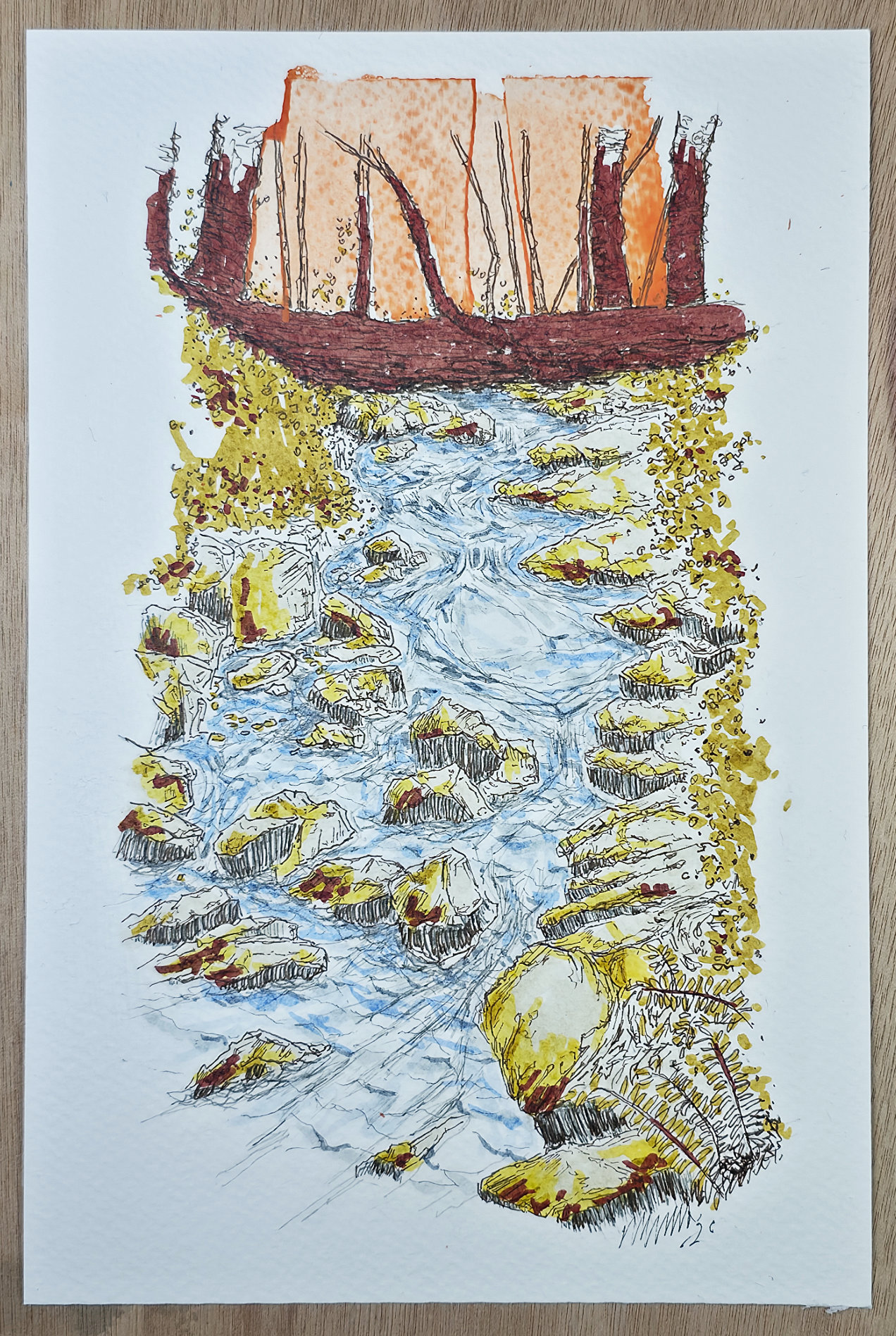 Small stream at Little Mulberry