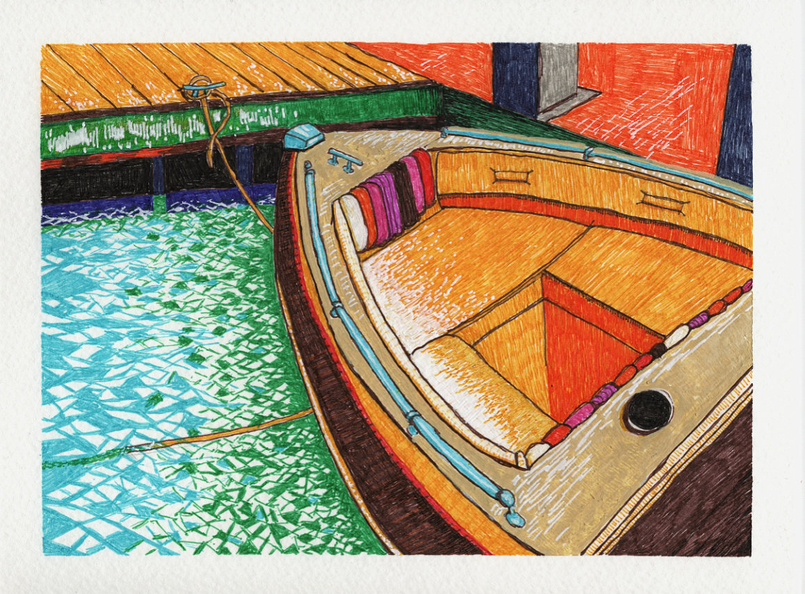 A study of a little boat